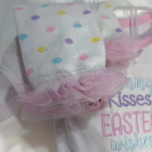 Baby Essentials Outfit With One Piece Tutu and Leg Warmers NWOT - Picture 3 of 9